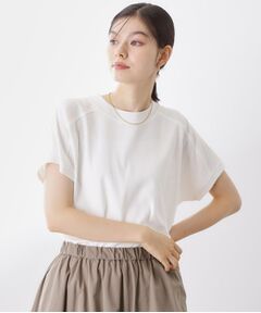 THE SHOP TK / ザ ショップ ティーケー カットソー | 【汗染み防止】ラグランスリーブTシャツ【洗濯機OK/UVケア】