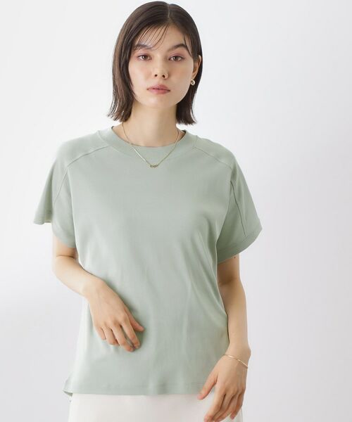 THE SHOP TK / ザ ショップ ティーケー カットソー | 【汗染み防止】ラグランスリーブTシャツ【洗濯機OK/UVケア】 | 詳細13