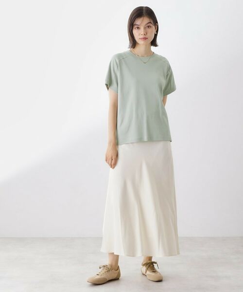 THE SHOP TK / ザ ショップ ティーケー カットソー | 【汗染み防止】ラグランスリーブTシャツ【洗濯機OK/UVケア】 | 詳細14