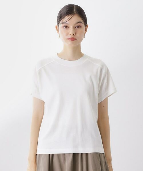 THE SHOP TK / ザ ショップ ティーケー カットソー | 【汗染み防止】ラグランスリーブTシャツ【洗濯機OK/UVケア】 | 詳細16