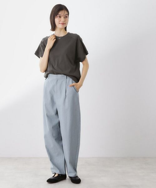 THE SHOP TK / ザ ショップ ティーケー カットソー | 【汗染み防止】ラグランスリーブTシャツ【洗濯機OK/UVケア】 | 詳細6