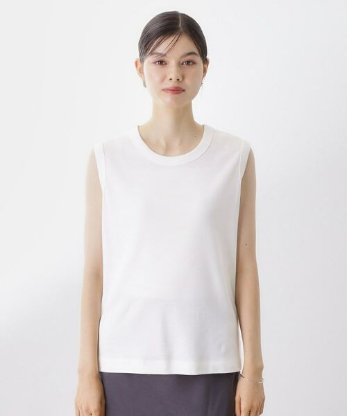 THE SHOP TK / ザ ショップ ティーケー キャミソール・チューブトップ | 【汗染み防止】ノースリーブTシャツ【洗濯機OK/UVケア】 | 詳細12