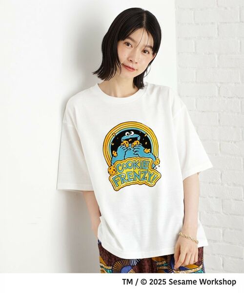 THE SHOP TK/ザ ショップ ティーケー セサミストリートTシャツ オフホワイト(003) 12(M) THE SHOP TK/ザ ショップ ティーケー セサミストリートTシャツ オフホワイト(003) 12(M)