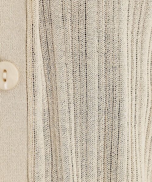 THE SHOP TK / ザ ショップ ティーケー カーディガン・ボレロ | ランダムリブカーディガン【洗濯機OK】 | 詳細11