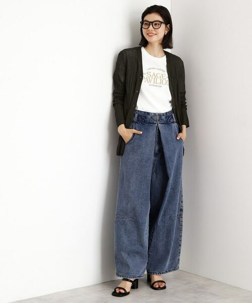 THE SHOP TK / ザ ショップ ティーケー カーディガン・ボレロ | ランダムリブカーディガン【洗濯機OK】 | 詳細6