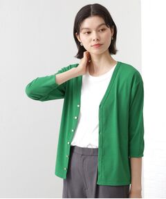 THE SHOP TK / ザ ショップ ティーケー カーディガン・ボレロ | シアーフライスVカーデ