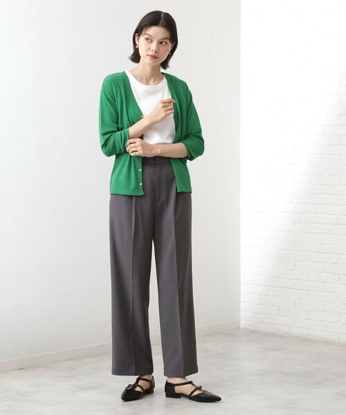 THE SHOP TK / ザ ショップ ティーケー カーディガン・ボレロ | シアーフライスVカーデ | 詳細15