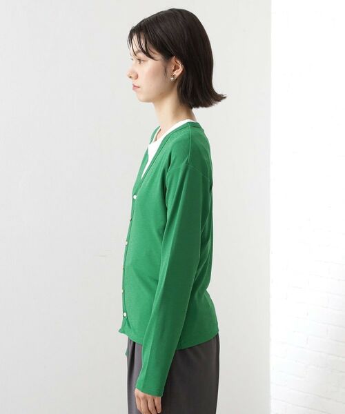 THE SHOP TK / ザ ショップ ティーケー カーディガン・ボレロ | シアーフライスVカーデ | 詳細18