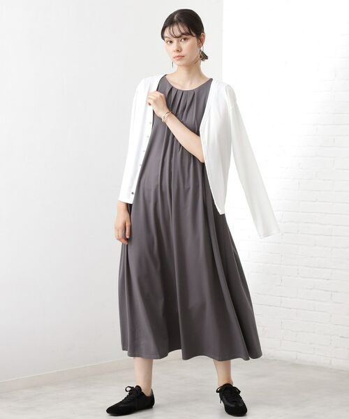 THE SHOP TK / ザ ショップ ティーケー カーディガン・ボレロ | シアーフライスVカーデ | 詳細3