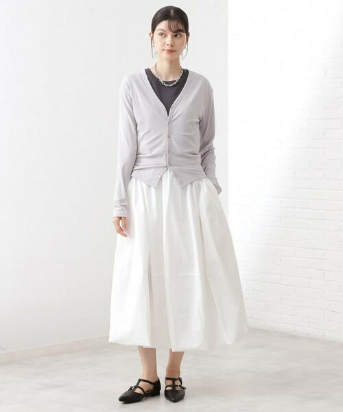 THE SHOP TK / ザ ショップ ティーケー カーディガン・ボレロ | シアーフライスVカーデ | 詳細7