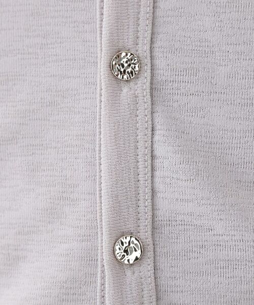 THE SHOP TK / ザ ショップ ティーケー カーディガン・ボレロ | シアーフライスVカーデ | 詳細8