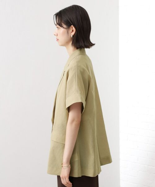 THE SHOP TK / ザ ショップ ティーケー テーラードジャケット | 半袖シアージャケット【洗える】 | 詳細14