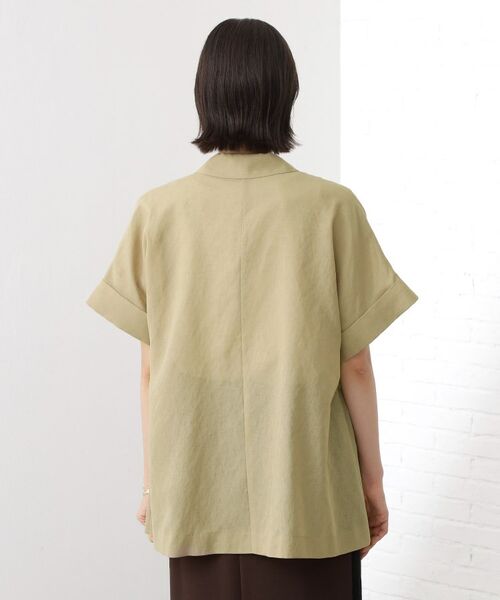 THE SHOP TK / ザ ショップ ティーケー テーラードジャケット | 半袖シアージャケット【洗える】 | 詳細15