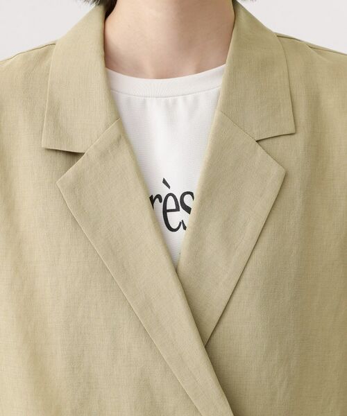 THE SHOP TK / ザ ショップ ティーケー テーラードジャケット | 半袖シアージャケット【洗える】 | 詳細16