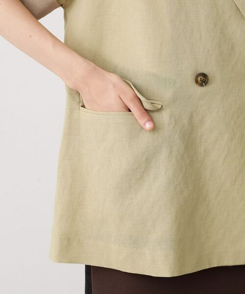 THE SHOP TK / ザ ショップ ティーケー テーラードジャケット | 半袖シアージャケット【洗える】 | 詳細18