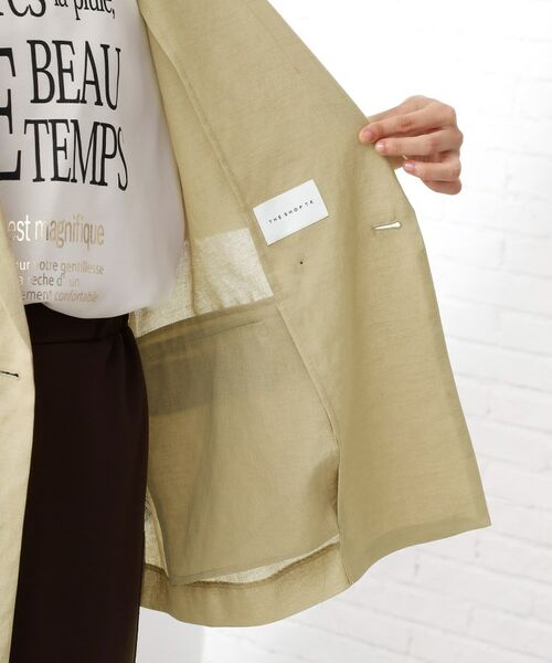 THE SHOP TK / ザ ショップ ティーケー テーラードジャケット | 半袖シアージャケット【洗える】 | 詳細19