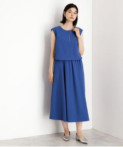THE SHOP TK / ザ ショップ ティーケー ロング・マキシ丈ワンピース | ドッキングワンピース【接触冷感/撥水/UVカット/洗濯機OK】