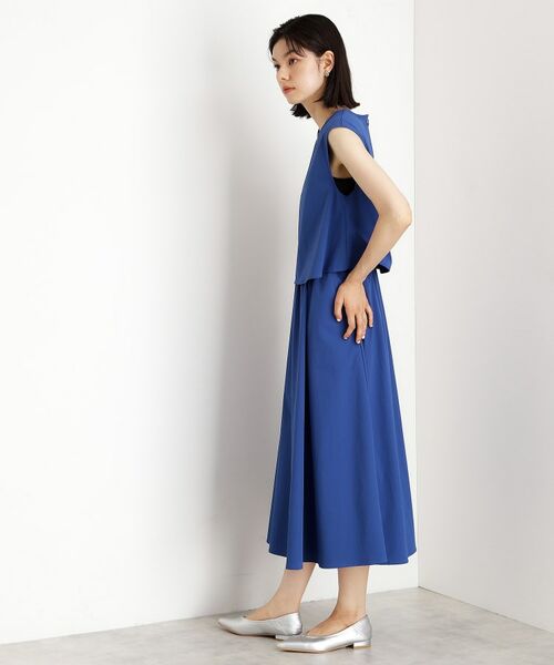 THE SHOP TK / ザ ショップ ティーケー ロング・マキシ丈ワンピース | ドッキングワンピース【接触冷感/撥水/UVカット/洗濯機OK】 | 詳細10