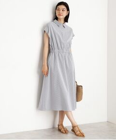 THE SHOP TK / ザ ショップ ティーケー ロング・マキシ丈ワンピース | サッカーワンピース【洗濯機OK/UVカット】