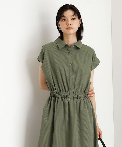 THE SHOP TK / ザ ショップ ティーケー ロング・マキシ丈ワンピース | サッカーワンピース【洗濯機OK/UVカット】 | 詳細1