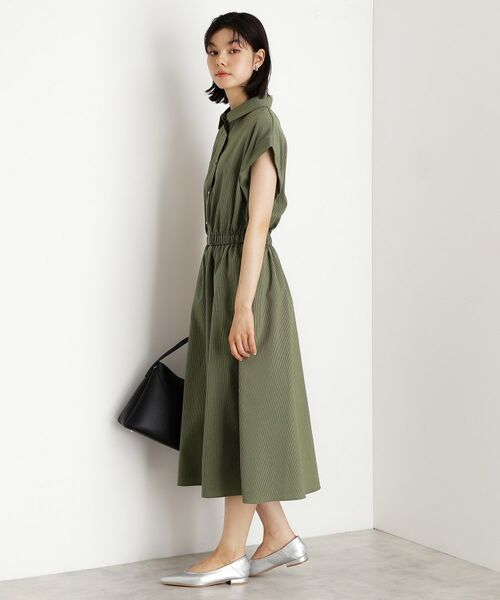 THE SHOP TK / ザ ショップ ティーケー ロング・マキシ丈ワンピース | サッカーワンピース【洗濯機OK/UVカット】 | 詳細2