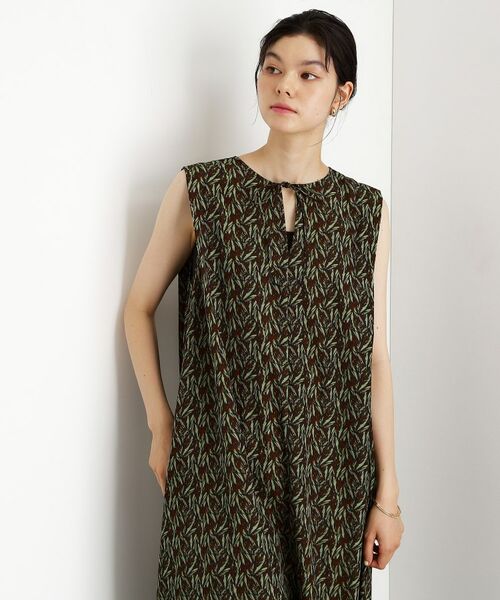 THE SHOP TK / ザ ショップ ティーケー ロング・マキシ丈ワンピース | ショルダータックワンピース【洗える】 | 詳細6