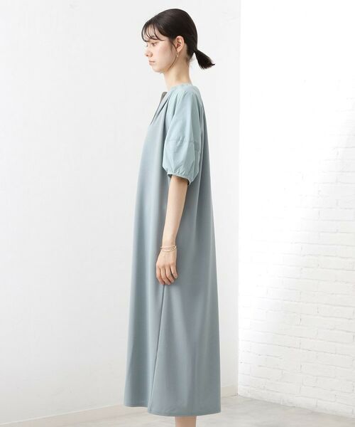 THE SHOP TK / ザ ショップ ティーケー ロング・マキシ丈ワンピース | 【WEB限定】ドッキングカットソーワンピース【洗える】 | 詳細13