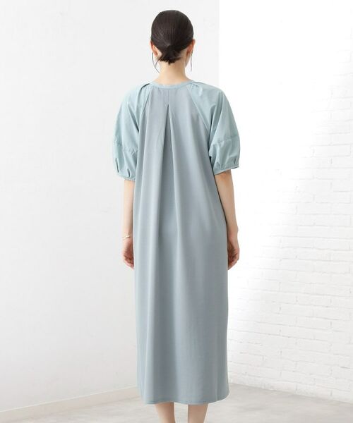 THE SHOP TK / ザ ショップ ティーケー ロング・マキシ丈ワンピース | 【WEB限定】ドッキングカットソーワンピース【洗える】 | 詳細14