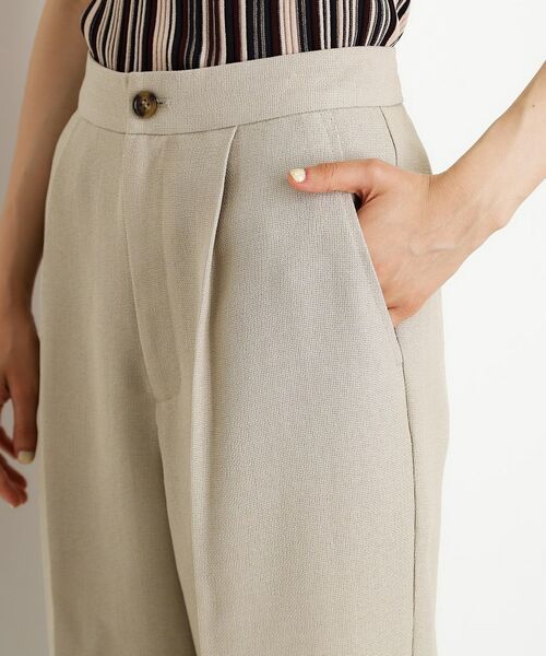 THE SHOP TK / ザ ショップ ティーケー パンツ | パナマパンツ【洗える】 | 詳細13