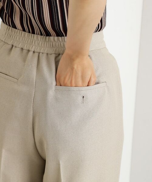 THE SHOP TK / ザ ショップ ティーケー パンツ | パナマパンツ【洗える】 | 詳細14