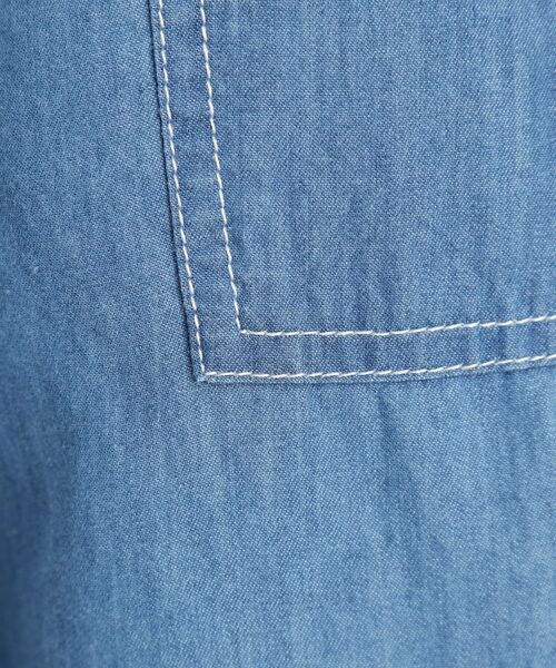 THE SHOP TK / ザ ショップ ティーケー パンツ | デニムイージーワイドパンツ【洗える】 | 詳細4