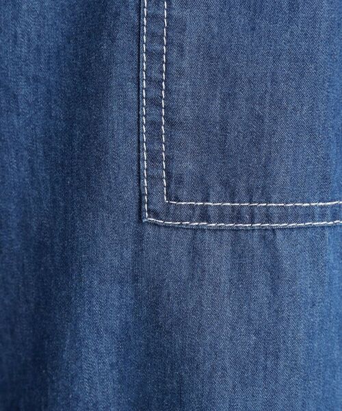 THE SHOP TK / ザ ショップ ティーケー パンツ | デニムイージーワイドパンツ【洗える】 | 詳細7