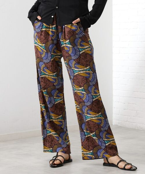 THE SHOP TK / ザ ショップ ティーケー パンツ | 柄アソートイージーパンツ【洗える】 | 詳細1