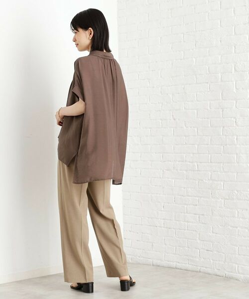 THE SHOP TK / ザ ショップ ティーケー シャツ・ブラウス | ギャザーボリュームシャツ【洗濯機OK】 | 詳細14