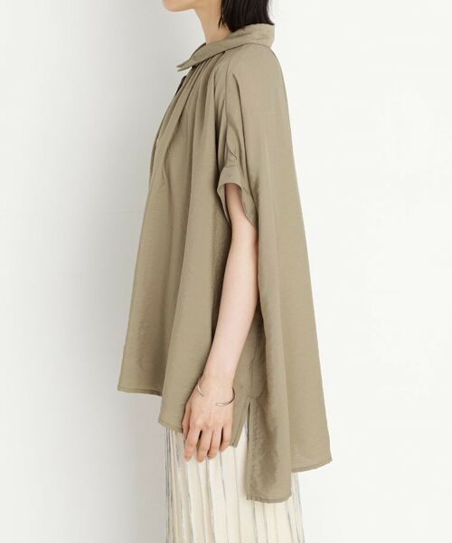 THE SHOP TK / ザ ショップ ティーケー シャツ・ブラウス | ギャザーボリュームシャツ【洗濯機OK】 | 詳細17