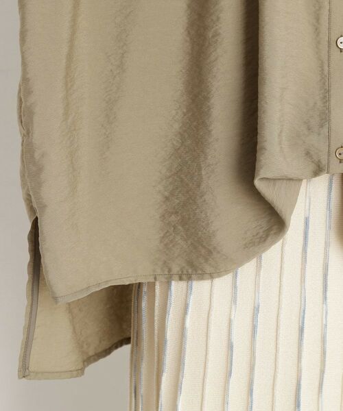 THE SHOP TK / ザ ショップ ティーケー シャツ・ブラウス | ギャザーボリュームシャツ【洗濯機OK】 | 詳細21