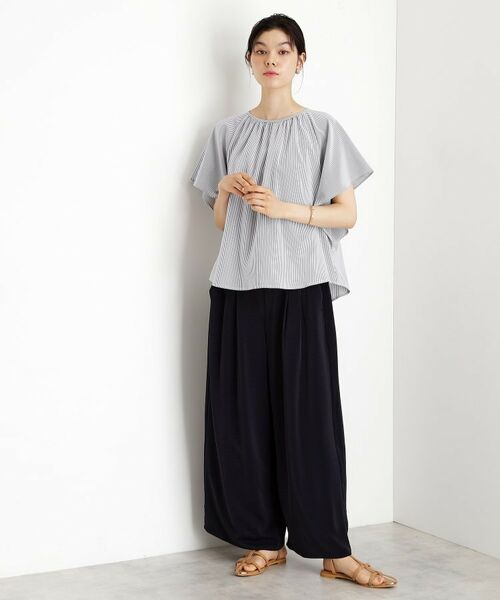 THE SHOP TK / ザ ショップ ティーケー シャツ・ブラウス | フレアスリーブブラウス【二の腕カバー/UV/洗濯機OK】 | 詳細10