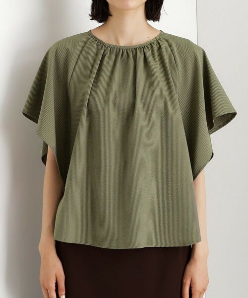 THE SHOP TK / ザ ショップ ティーケー シャツ・ブラウス | フレアスリーブブラウス【二の腕カバー/UV/洗濯機OK】 | 詳細12