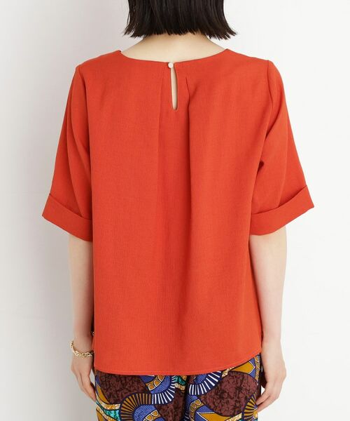 THE SHOP TK / ザ ショップ ティーケー シャツ・ブラウス | 【秋色入荷】麻調メッシュブラウス【二の腕カバー/洗える】 | 詳細20