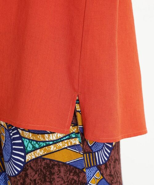 THE SHOP TK / ザ ショップ ティーケー シャツ・ブラウス | 【秋色入荷】麻調メッシュブラウス【二の腕カバー/洗える】 | 詳細24