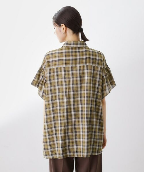 THE SHOP TK / ザ ショップ ティーケー シャツ・ブラウス | チェック柄チュニックブラウス | 詳細11