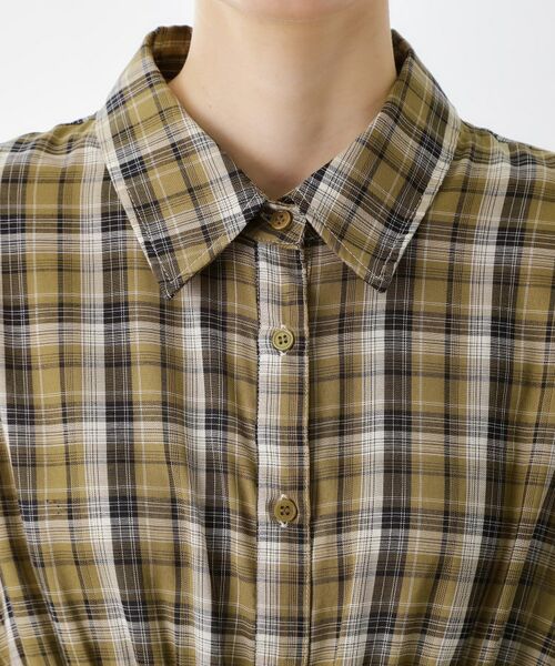 THE SHOP TK / ザ ショップ ティーケー シャツ・ブラウス | チェック柄チュニックブラウス | 詳細12