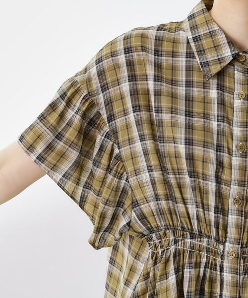 THE SHOP TK / ザ ショップ ティーケー シャツ・ブラウス | チェック柄チュニックブラウス | 詳細13