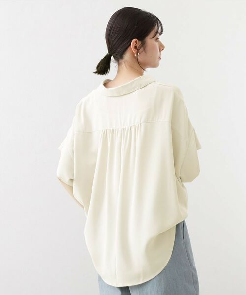 THE SHOP TK / ザ ショップ ティーケー シャツ・ブラウス | 【インしなくても決まる】スキッパーシャツ/接触冷感/防シワ/速乾 | 詳細10