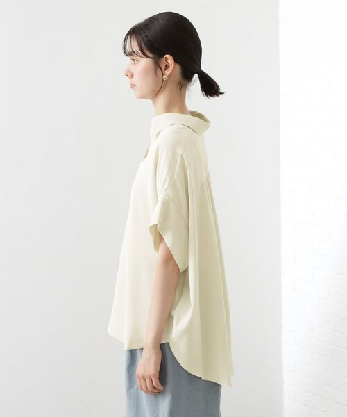 THE SHOP TK / ザ ショップ ティーケー シャツ・ブラウス | 【インしなくても決まる】スキッパーシャツ/接触冷感/防シワ/速乾 | 詳細14