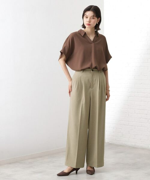 THE SHOP TK / ザ ショップ ティーケー シャツ・ブラウス | 【インしなくても決まる】スキッパーシャツ/接触冷感/防シワ/速乾 | 詳細7