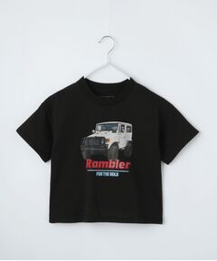 THE SHOP TK / ザ ショップ ティーケー Tシャツ | 【110－160】カープリントTシャツ/洗濯機OK