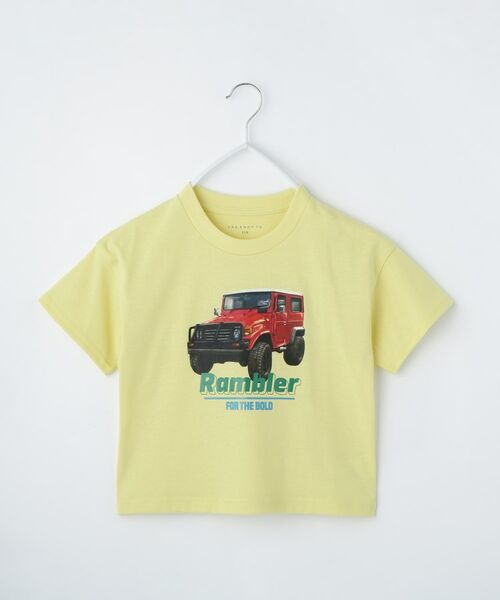 THE SHOP TK / ザ ショップ ティーケー Tシャツ | 【110-160】カープリントTシャツ/洗濯機OK | 詳細1