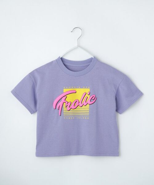 THE SHOP TK / ザ ショップ ティーケー Tシャツ | 【110-160】レトロロゴTシャツ/洗濯機OK | 詳細1
