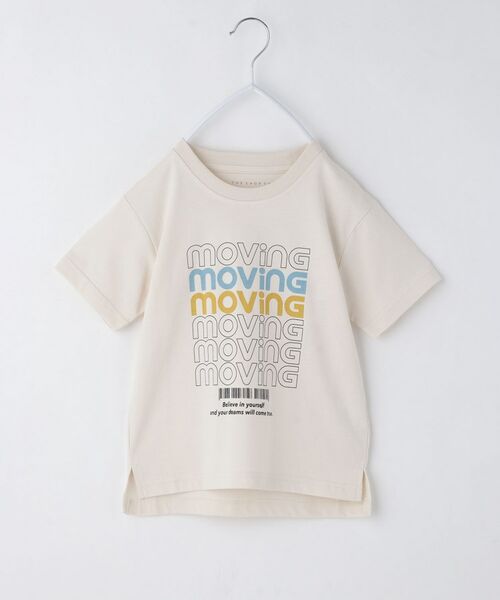 THE SHOP TK / ザ ショップ ティーケー Tシャツ | 【110-160/6色展開】コットン半袖Tシャツ/洗濯機OK(ライトベージュ(151))
